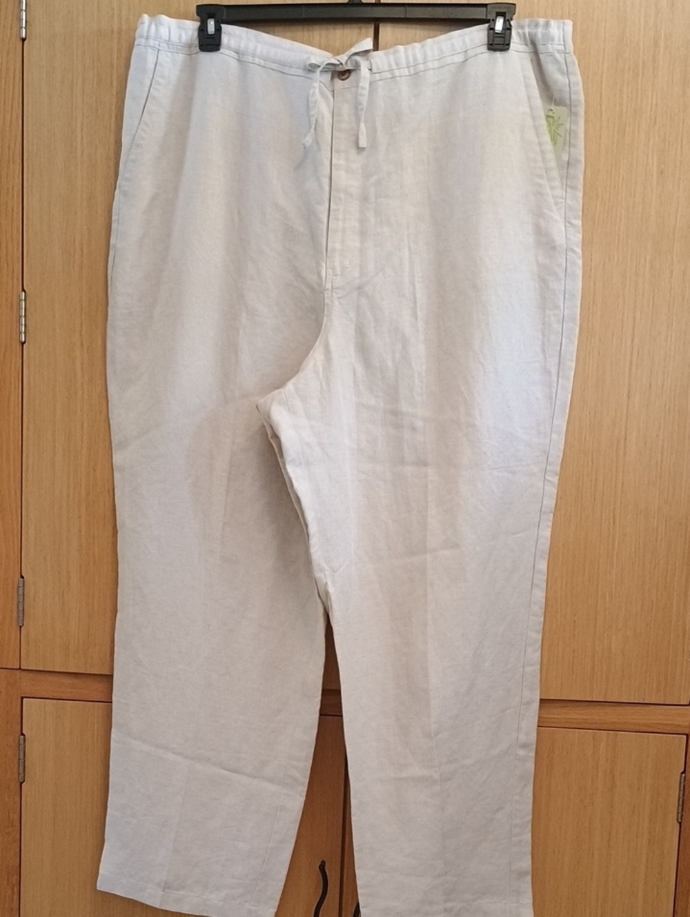 +SZ NWT Cubavera SZ 3X Unisex  Lightweight "Natural " Big & Tall Pants
